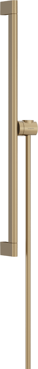 HANSGROHE Unica Sprchová tyč S Puro 65 cm se snadno posuvným držákem ruční sprchy a sprchovou hadicí Isiflex 160 cm #24402140 - kartáčovaný bronz