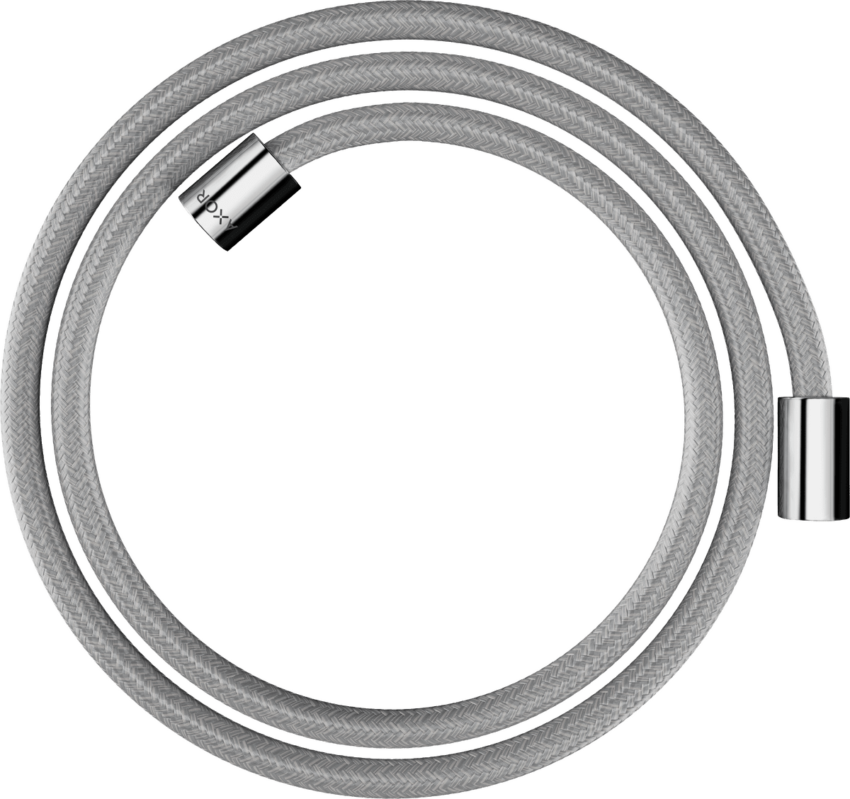 HANSGROHE AXOR ShowerSolutions Textilní sprchová hadice 1,60 m s válcovými matkami #28261000 - chrom