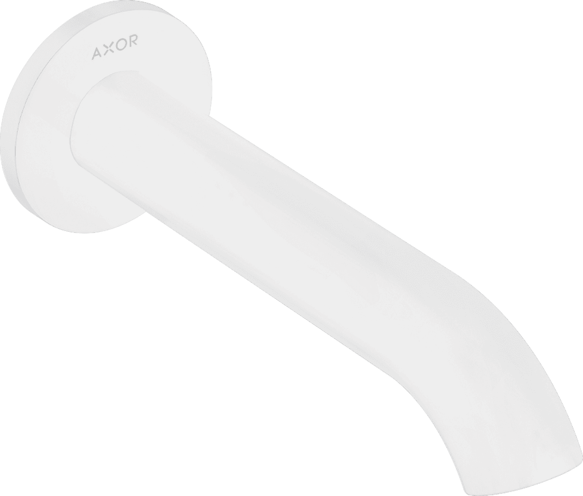 HANSGROHE AXOR Uno Vanový výtok, oblý #38411700 - matná bílá