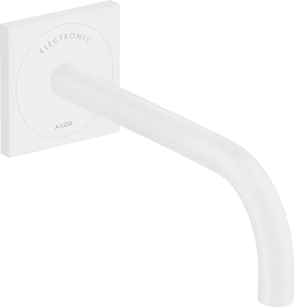 HANSGROHE AXOR Uno Elektronická umyvadlová baterie pod omítku, montáž na stěnu, s výtokem 225 mm #38120700 - matná bílá
