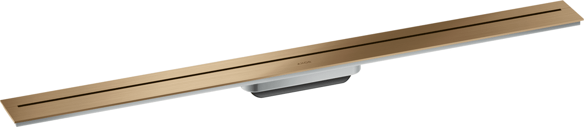 HANSGROHE AXOR Drain Vrchní sada sprchového žlabu 1000 pro montáž ke stěně #42528140 - kartáčovaný bronz