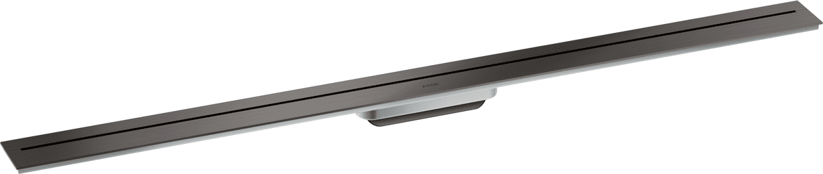 HANSGROHE AXOR Drain Vrchní sada sprchového žlabu 1200 pro montáž ke stěně #42529340 - kartáčovaný černý chrom