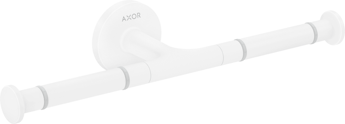 HANSGROHE AXOR Universal Circular Držák na toaletní papír dvojitý #42857700 - matná bílá