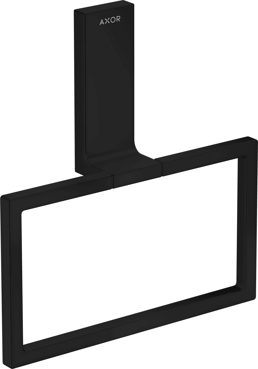HANSGROHE AXOR Universal Rectangular Kruh na ručník #42623670 - matná černá
