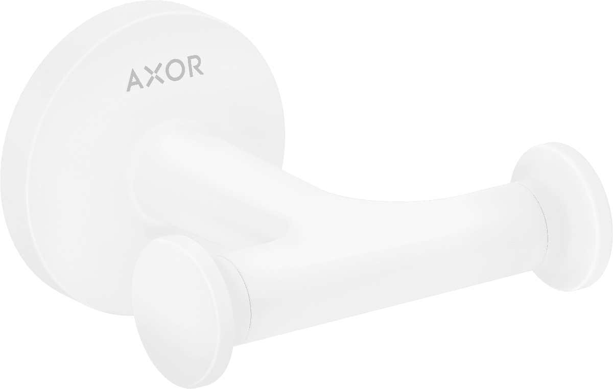 HANSGROHE AXOR Universal Circular Háček na ručník, dvojitý #42812700 - matná bílá