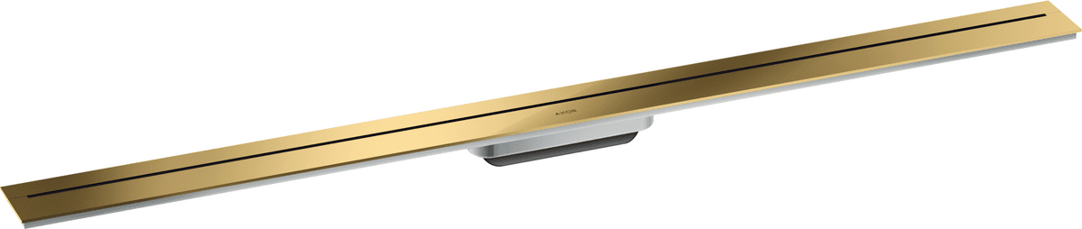 HANSGROHE AXOR Drain Vrchní sada sprchového žlabu 1200 pro montáž ke stěně #42529990 - leštěný vzhled zlata