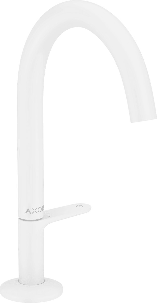 HANSGROHE AXOR One Umyvadlová baterie Select 170 s odtokovou soupravou Push-Open #48020700 - matná bílá