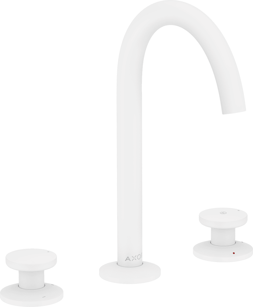 HANSGROHE AXOR One 3otvorová umyvadlová baterie Select 170 s odtokovou soupravou Push-Open #48070700 - matná bílá