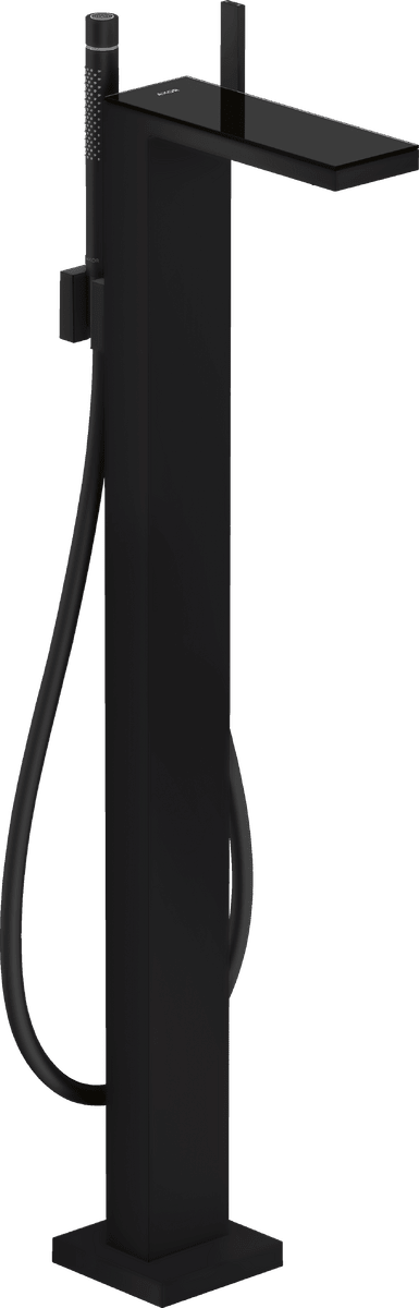 HANSGROHE AXOR MyEdition Páková vanová baterie volně stojící na podlaze #47440670 - matná černá/černé sklo