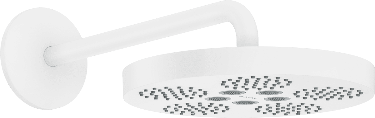 HANSGROHE AXOR One Horní sprcha 280 1jet se sprchovým ramenem #48491700 - matná bílá