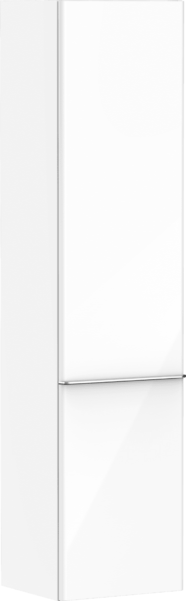 HANSGROHE Xelu Q Vysoká skříňka bílá s vysokým leskem 400/350, závěsy dvířek vlevo #54135000 - vysoce lesklá bílá