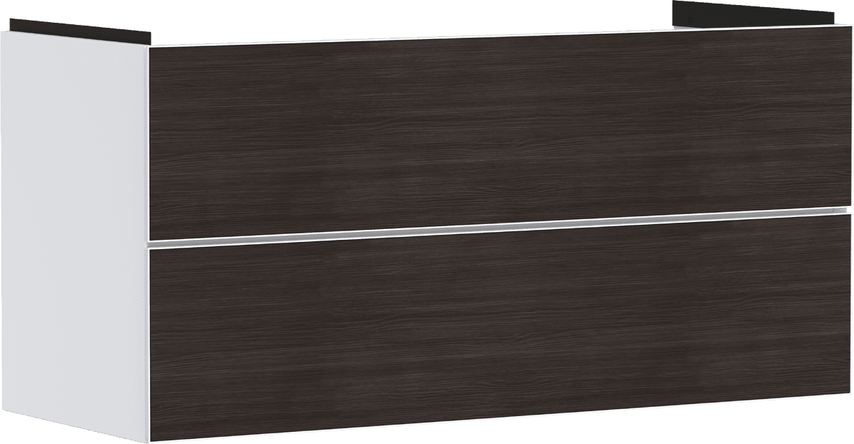 HANSGROHE Xevolos E Skříňka pod umyvadlo matná bílá 1180/475 se 2 zásuvkami #54184730 - matná bílá
