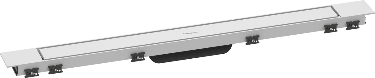 HANSGROHE RainDrain Match Plus Vrchní sada sprchového žlabu 800 s výškově stavitelným rámem #56215700 - matná bílá