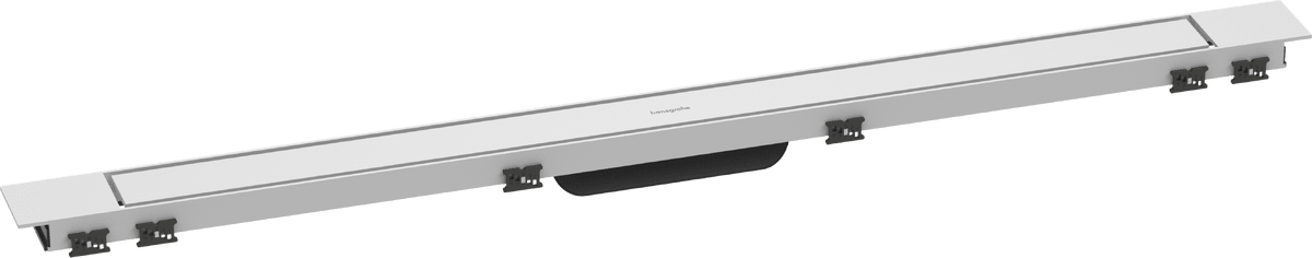 HANSGROHE RainDrain Match Plus Vrchní sada sprchového žlabu 1000 s výškově stavitelným rámem #56217700 - matná bílá