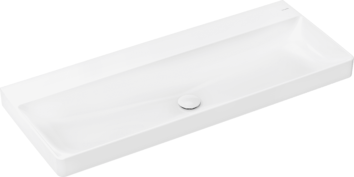 HANSGROHE Xelu Q Umyvadlo 1200/480 bez otvoru pro baterii a bez přepadu, SmartClean #61043450 - bílá