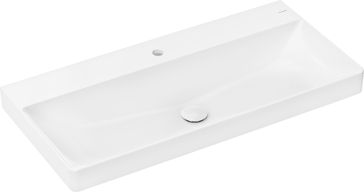 HANSGROHE Xelu Q Umyvadlo 1000/480 s otvorem pro baterii, bez přepadu, SmartClean #61036450 - bílá