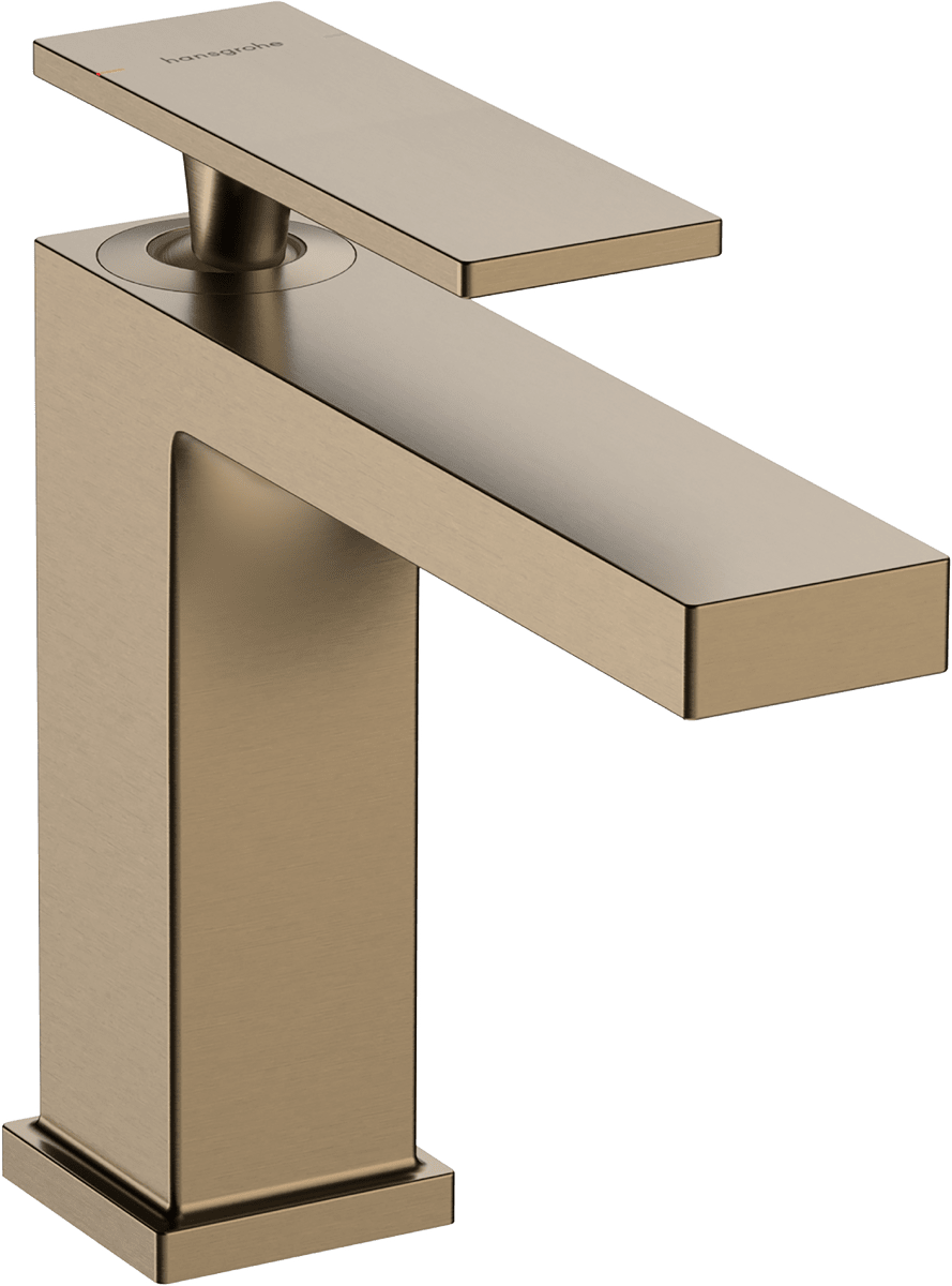 HANSGROHE Tecturis E Páková umyvadlová baterie 110 EcoSmart+ s odtokovou soupravou s táhlem #73010140 - kartáčovaný bronz