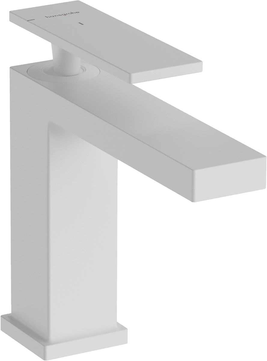 HANSGROHE Tecturis E Páková umyvadlová baterie 110 CoolStart EcoSmart+ bez odtokové soupravy #73012700 - matná bílá