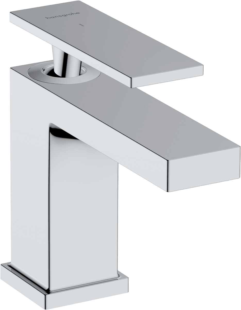 HANSGROHE Tecturis E Stojánkový ventil 80 EcoSmart+ s páčkovou rukojetí pro studenou nebo předem nastavenou vodu bez odtokové soupravy #73013000 - chrom