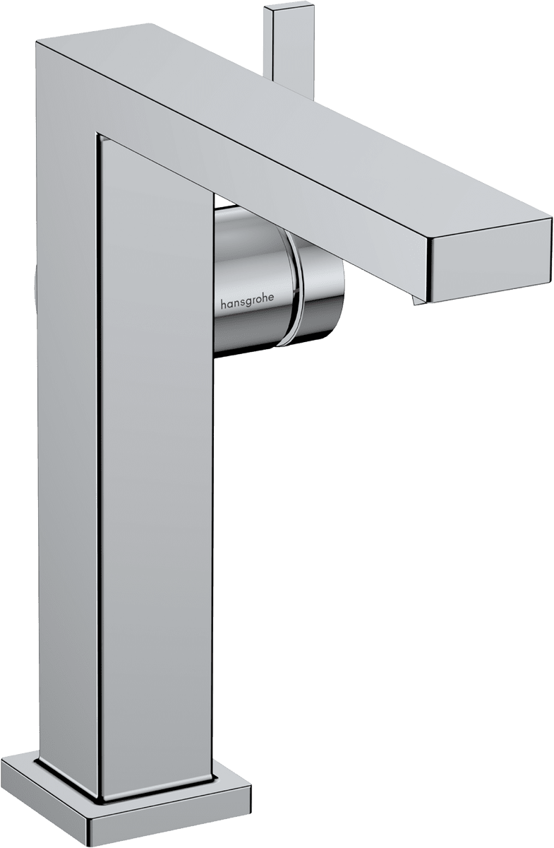 HANSGROHE Tecturis E Páková umyvadlová baterie 150 Fine CoolStart EcoSmart+ s odtokovou soupravou Push-Open #73040000 - chrom