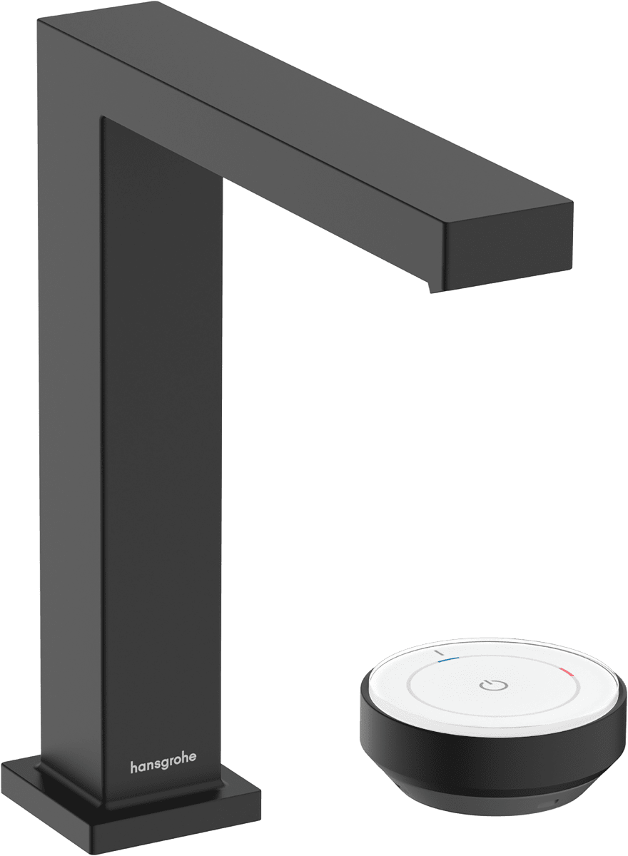 HANSGROHE Tecturis E 2otvorová umyvadlová baterie 150 CoolStart EcoSmart+ s odtokovou soupravou #73053670 - matná černá