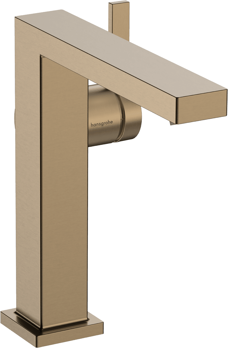 HANSGROHE Tecturis E Páková umyvadlová baterie 150 Fine CoolStart EcoSmart+ bez odtokové soupravy #73041140 - kartáčovaný bronz