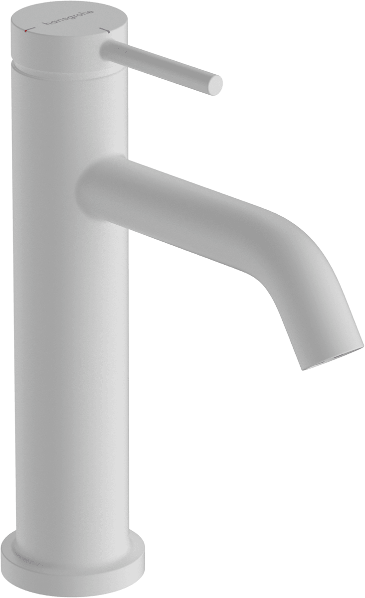 HANSGROHE Tecturis S Páková umyvadlová baterie 110 CoolStart EcoSmart+ s odtokovou soupravou s táhlem #73314700 - matná bílá