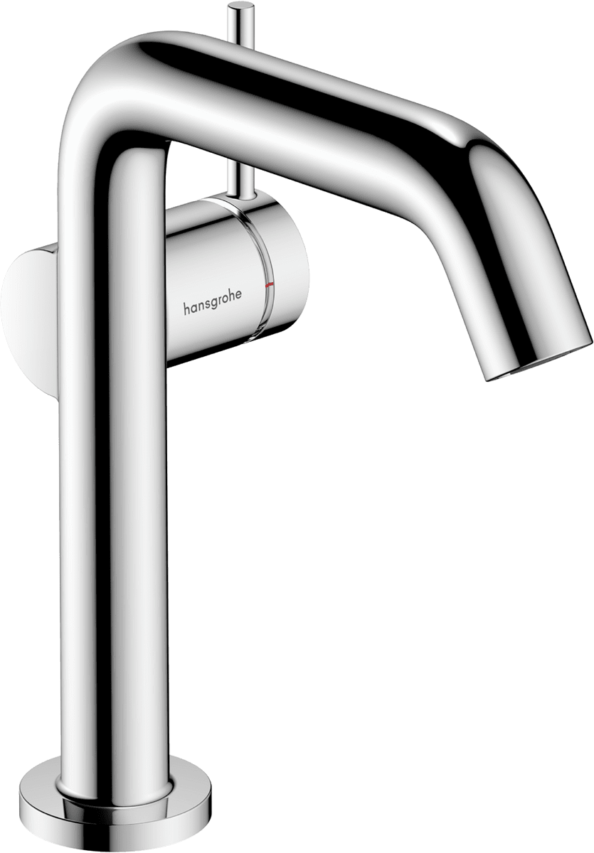 HANSGROHE Tecturis S Páková umyvadlová baterie 150 Fine CoolStart EcoSmart+ s odtokovou soupravou Push-Open #73340000 - chrom