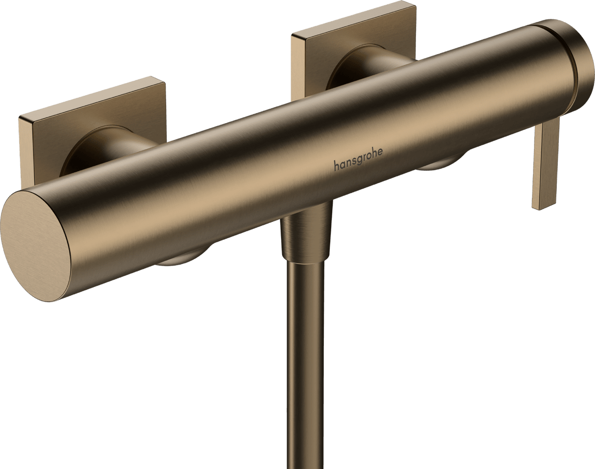 HANSGROHE Tecturis E Páková sprchová baterie na stěnu #73620140 - kartáčovaný bronz