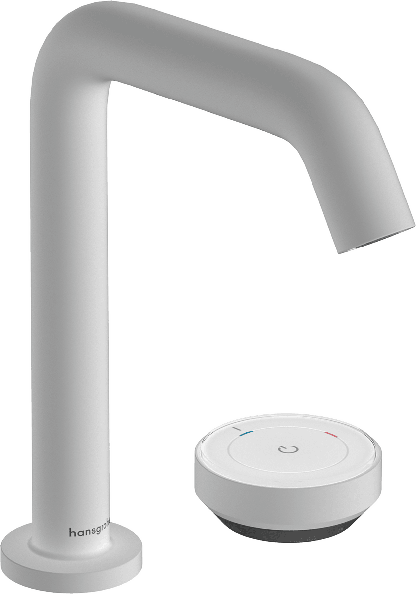 HANSGROHE Tecturis S 2otvorová umyvadlová baterie 150 CoolStart EcoSmart+ s odtokovou soupravou #73353700 - matná bílá