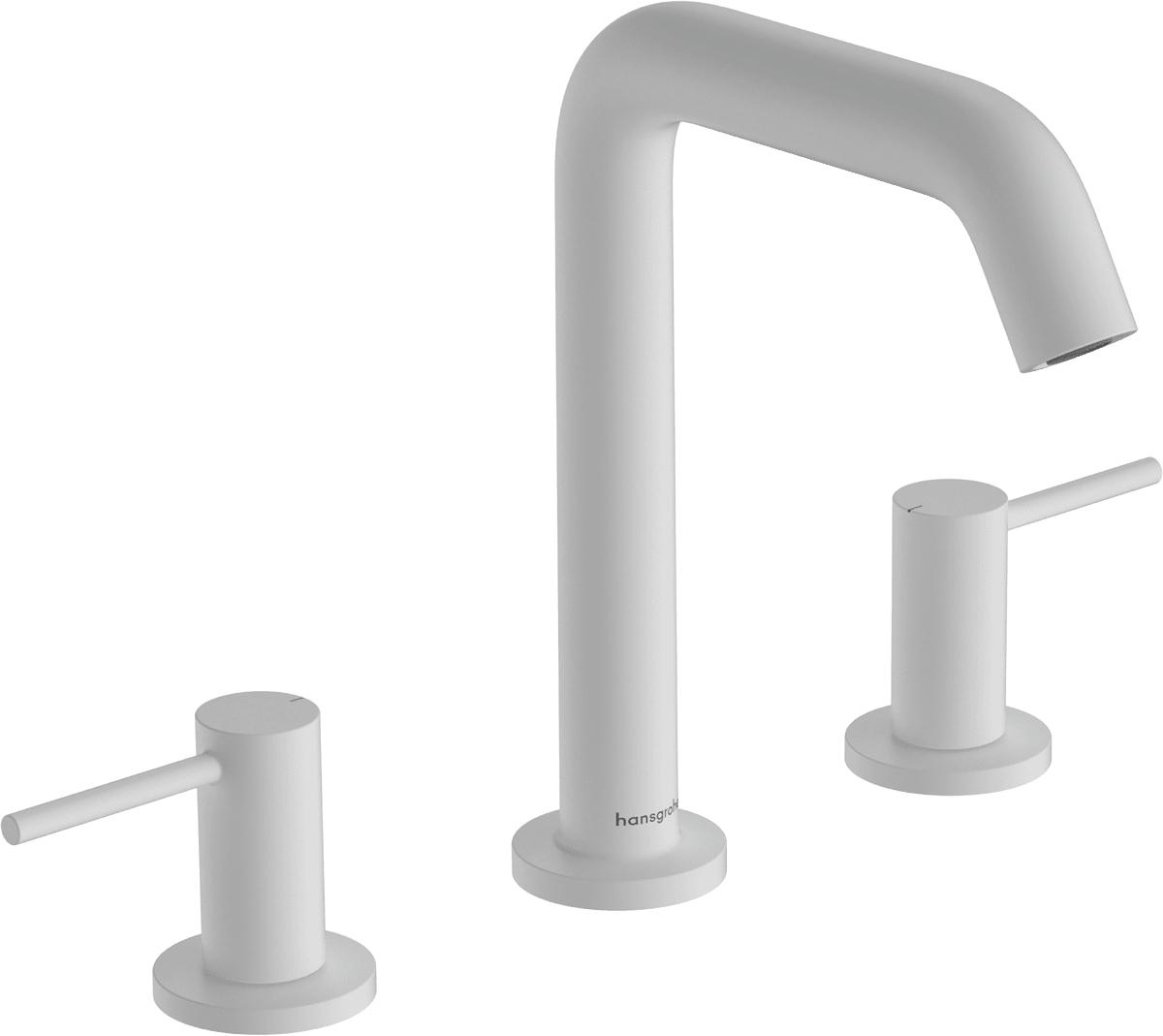 HANSGROHE Tecturis S 3otvorová umyvadlová baterie 150 EcoSmart+ s odtokovou soupravou Push-Open #73330700 - matná bílá