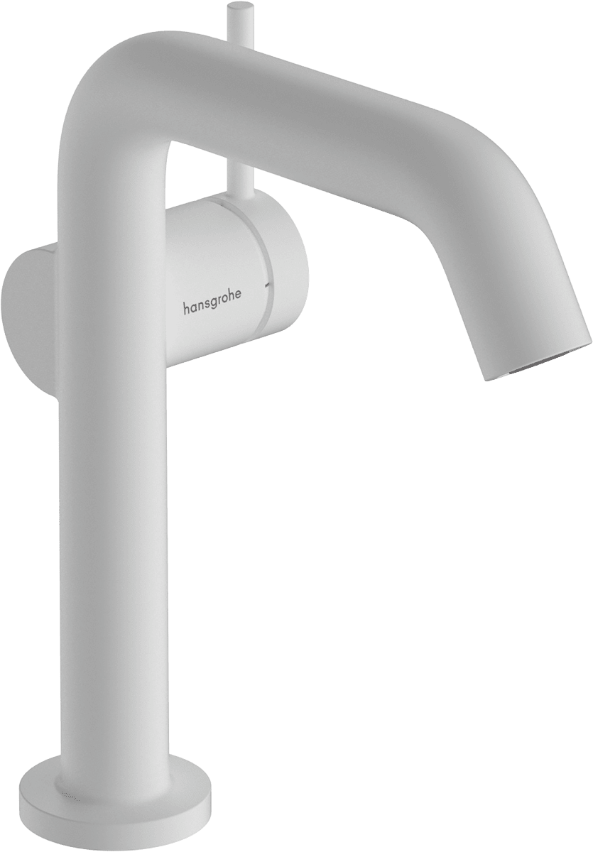 HANSGROHE Tecturis S Páková umyvadlová baterie 150 Fine CoolStart EcoSmart+ bez odtokové soupravy #73341700 - matná bílá