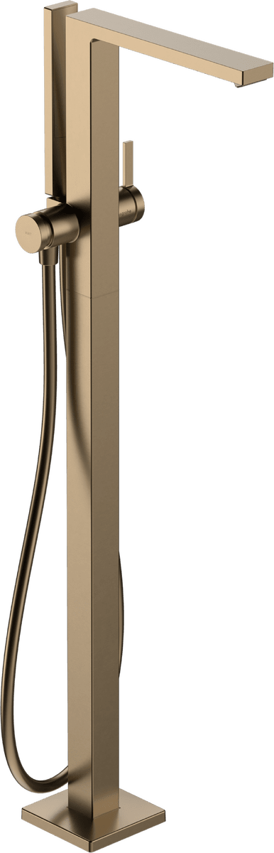 HANSGROHE Tecturis E Páková vanová baterie volně stojící na podlaze #73445140 - kartáčovaný bronz
