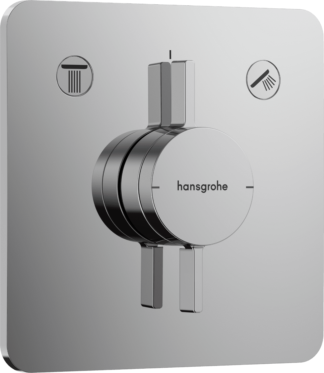 HANSGROHE DuoTurn Q baterie pod omítku pro 2 spotřebiče #75414000 - chrom