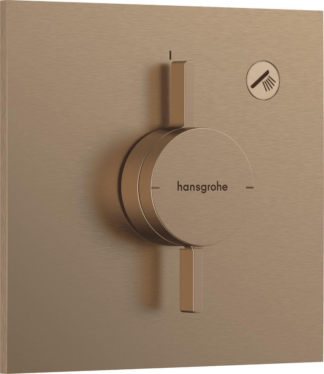 HANSGROHE DuoTurn E Baterie pod omítku pro 1 spotřebič kartáčovaný bronz 75617140
