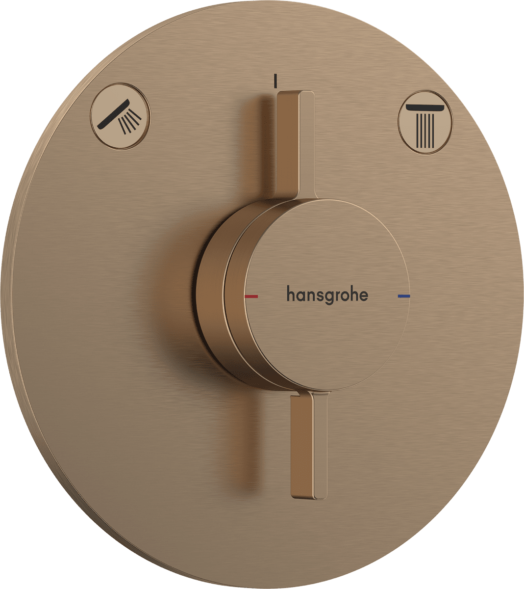 HANSGROHE DuoTurn S baterie pod omítku pro 2 spotřebiče #75418140 - kartáčovaný bronz