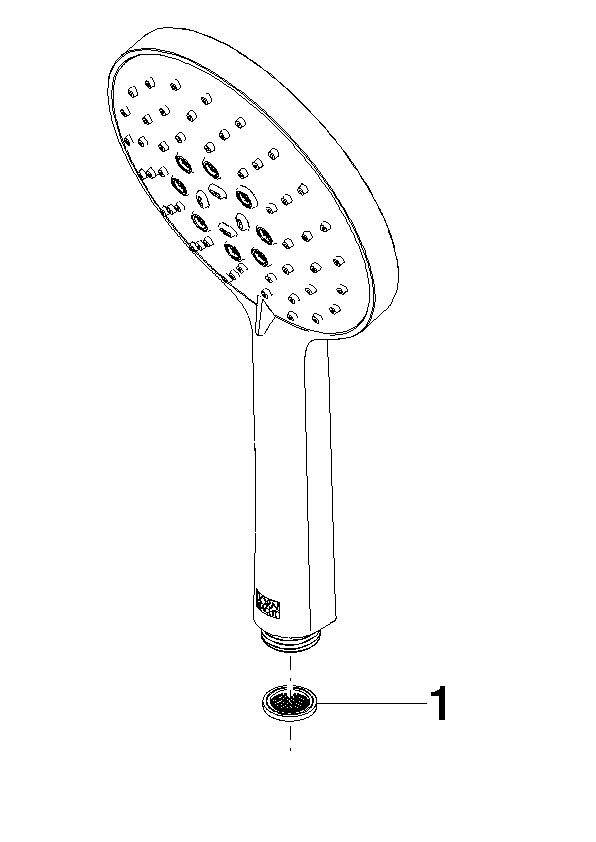 DORNBRACHT Ruční sprcha - Platinum #28016979-08
