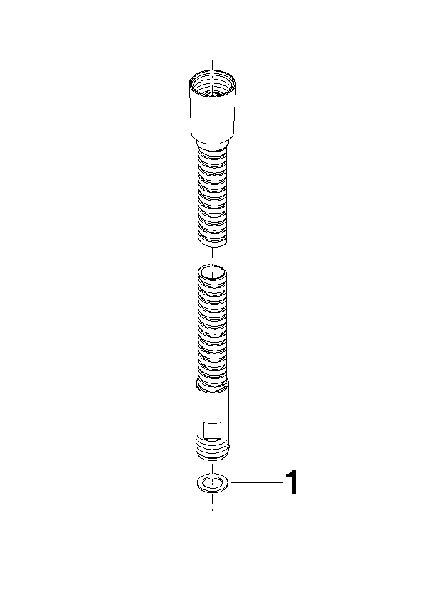 DORNBRACHT Kovová sprchová hadice 1/2" x 3/8" x 1750 mm - kartáčovaná šampaňská (22kt zlato) #28322970-46