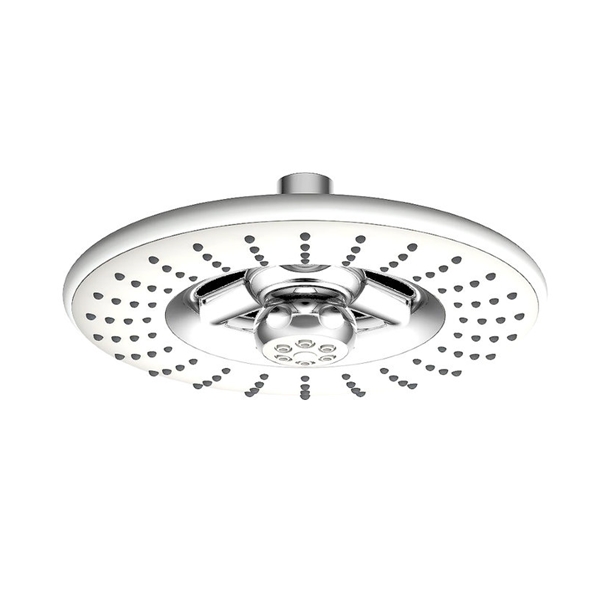 KREINER PREMIUM hlavová sprcha 220mm se 2 proudy, chromovaný plast s vysokým leskem