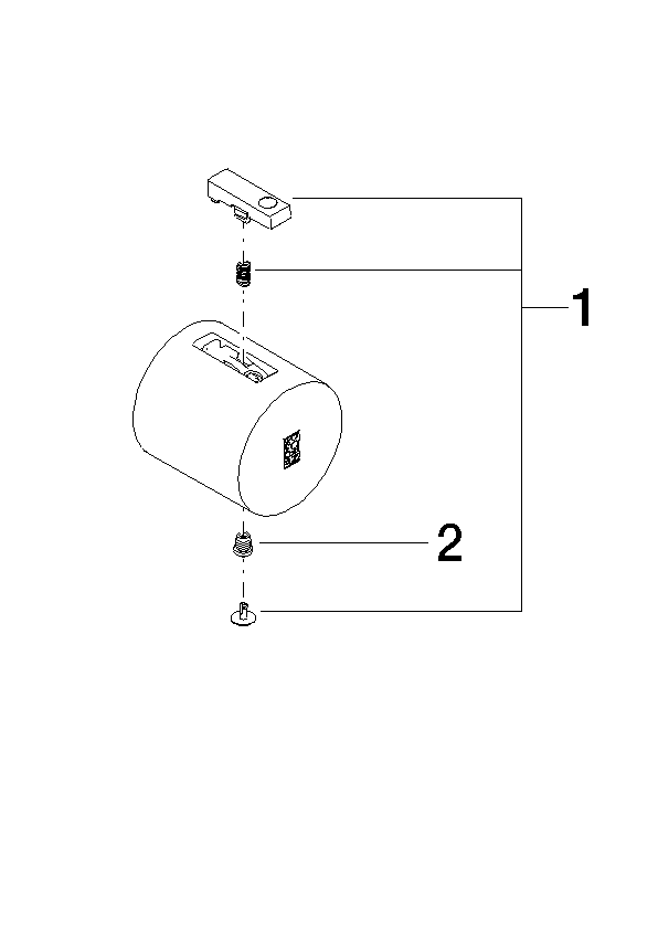 DORNBRACHT Rukojeť termostatu Ø 48 x 48 mm - chromová #90173301000-00