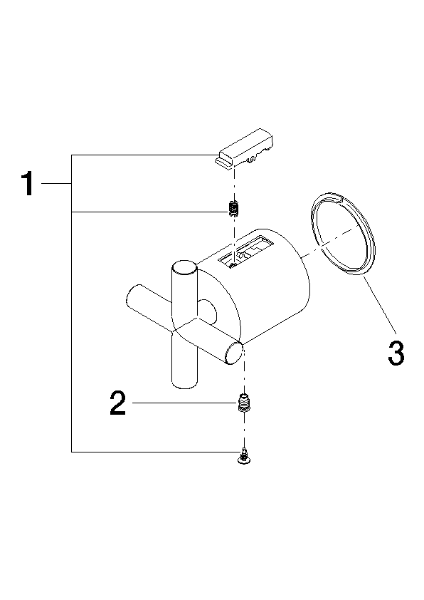 DORNBRACHT Rukojeť - broušený chrom #90173302100-93