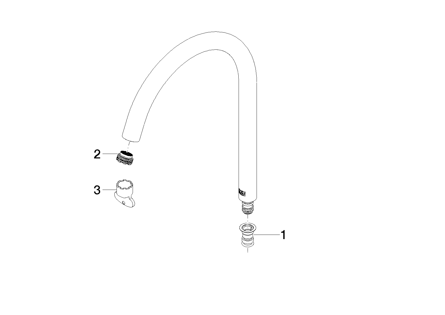 DORNBRACHT Výtok 220 mm, 25,2 l/min. - Černý matný #90282231601-33