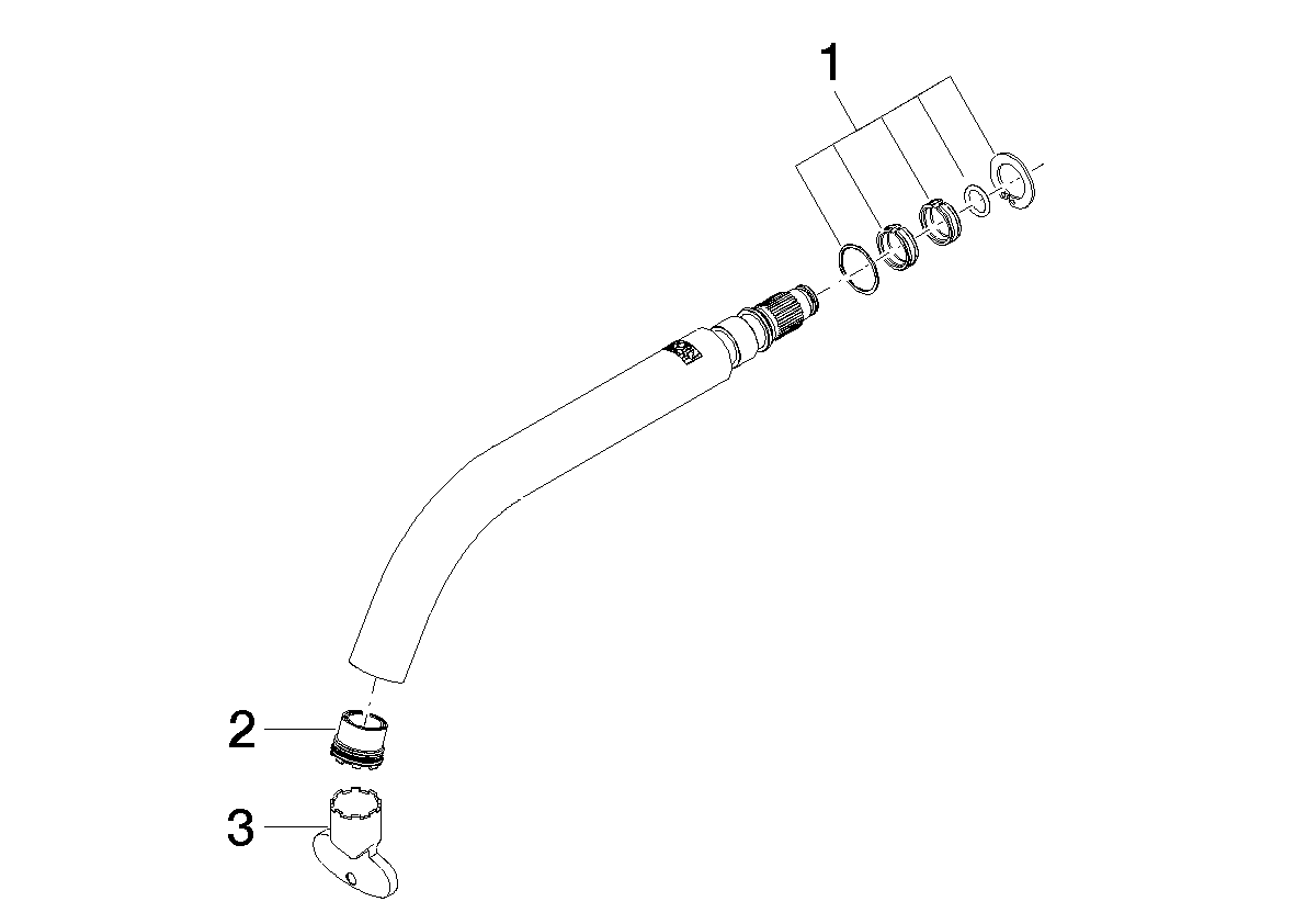 DORNBRACHT Výtok 190 mm, 4,54 l/min. - Kartáčovaná platina #90282231001-06