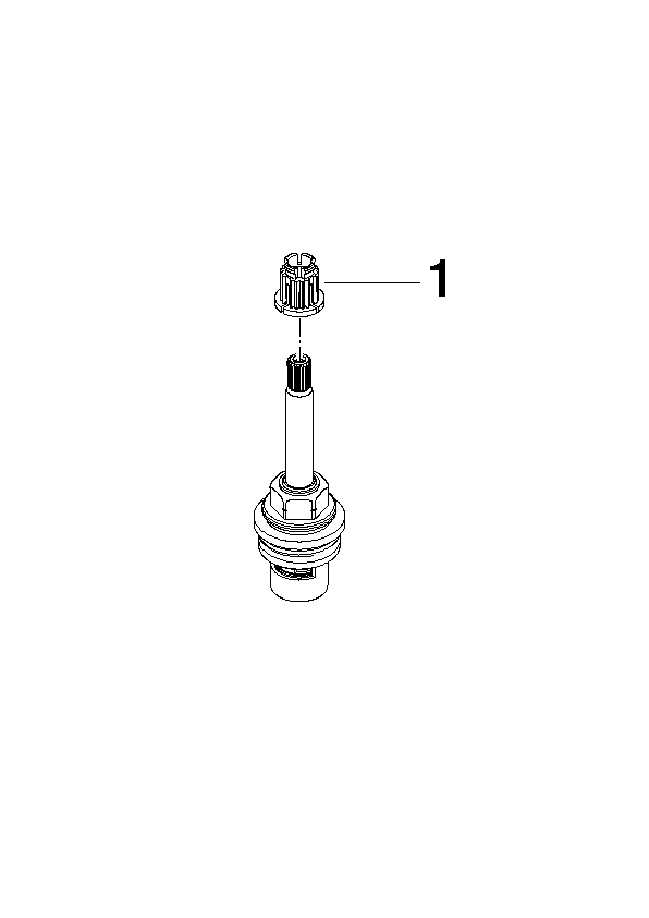 DORNBRACHT Horní část, levý uzávěr 3/4" - #9090031380090