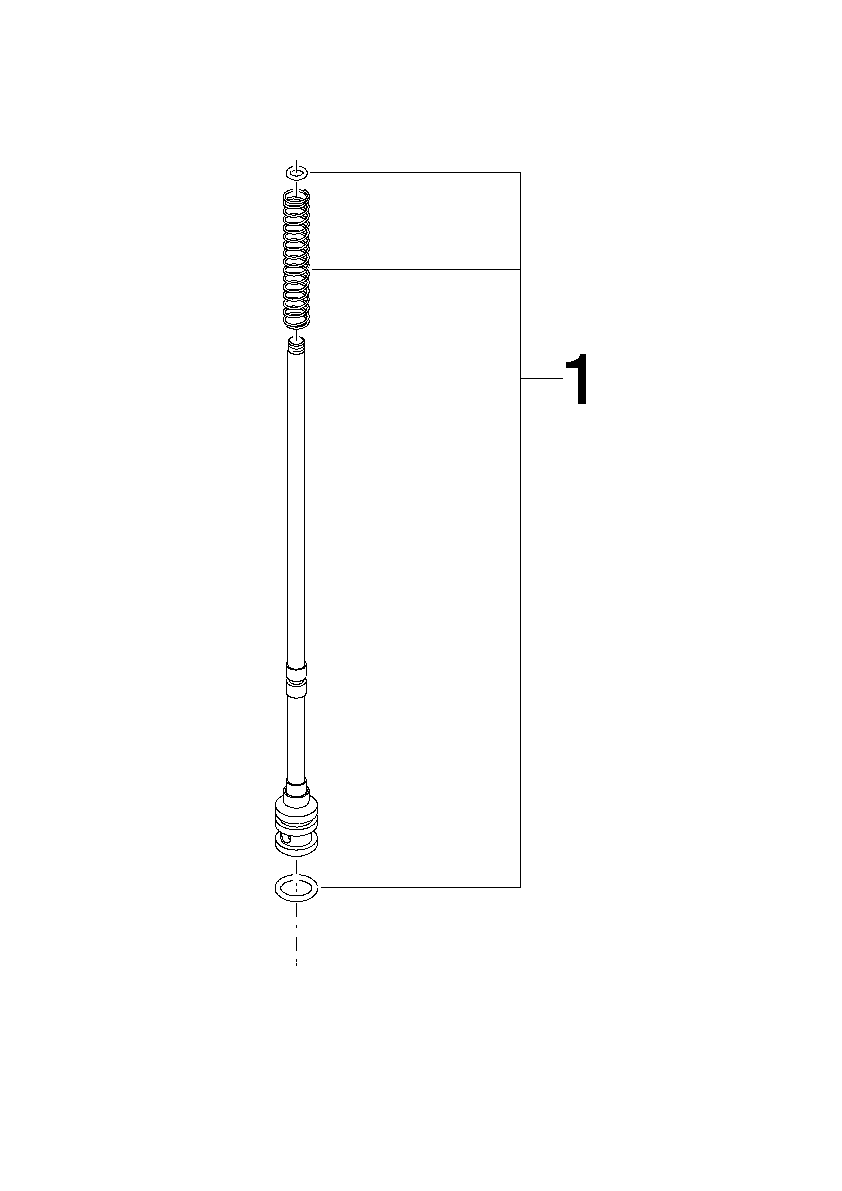 DORNBRACHT Táhlo pro přepínání Ø 21 x 218,5 mm - Platinum #90310900700-08