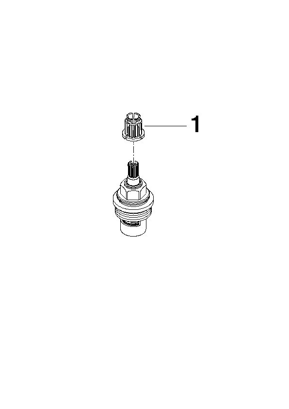 DORNBRACHT Horní část, pravé zavírání 3/4" - #9090031210090