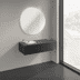 Obrázek V&B ANTAO závěsná boční skříňka 1000x268x500 #K40100PD - Black Matt Lacquer