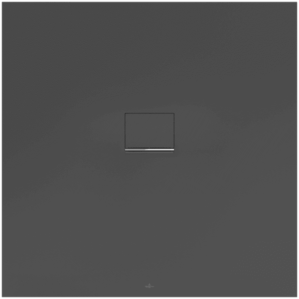 Obrázek VILLEROY BOCH Čtvercová sprchová vanička Squaro Infinity, 1200 x 1200 x 40 mm, antracitová barva UDQ1212SQI1V-1S