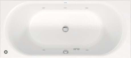 DURAVIT vířivá vana 1800x800mm #760476000JP1000 - bílá
