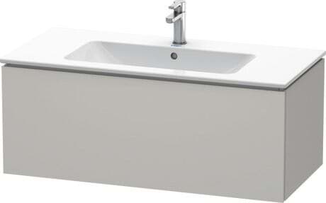DURAVIT L-Cube uávěsná skříňka pod umyvadlo, 102x48,2cm #LC614200707 - beton šedá mat